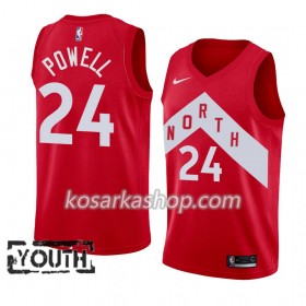 Dres Toronto Raptors Norman Powell 24 Nike 2018-19 Crvena Swingman - Dječji